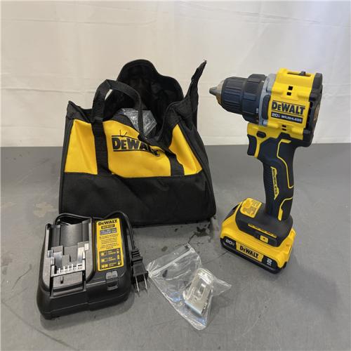 AS-IS- DEWALT ATOMIC COMPACT SERIES 20V MAX* Brushless Cordless 1/2 Drill/Driver Kit
