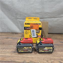 AS-IS DEWALT FLEXVOLT 20V/60V MAX Lithium-Ion 6.0Ah Battery Pack (2 Pack)