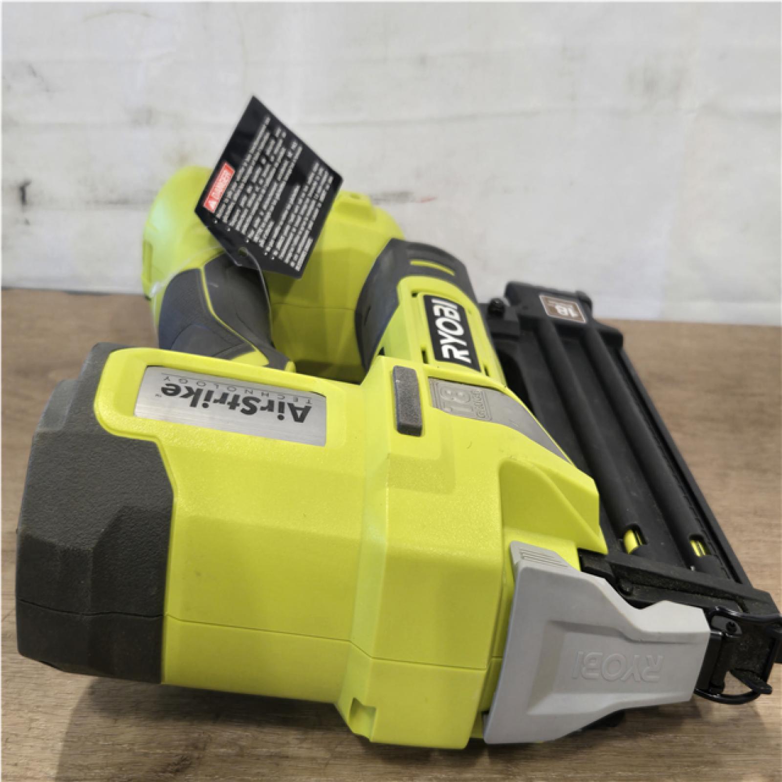 AS-IS RYOBI ONE+ 18V 18-Gauge Cordless AirStrike Brad Nailer (Tool Only)
