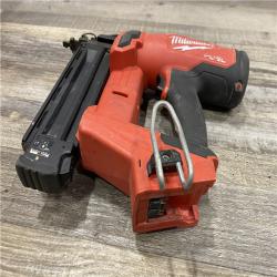 AS-IS Milwaukee FUEL 18-Volt Lithium-Ion Brushless Cordless Gen II 18-Gauge Brad Nailer (Tool-Only)
