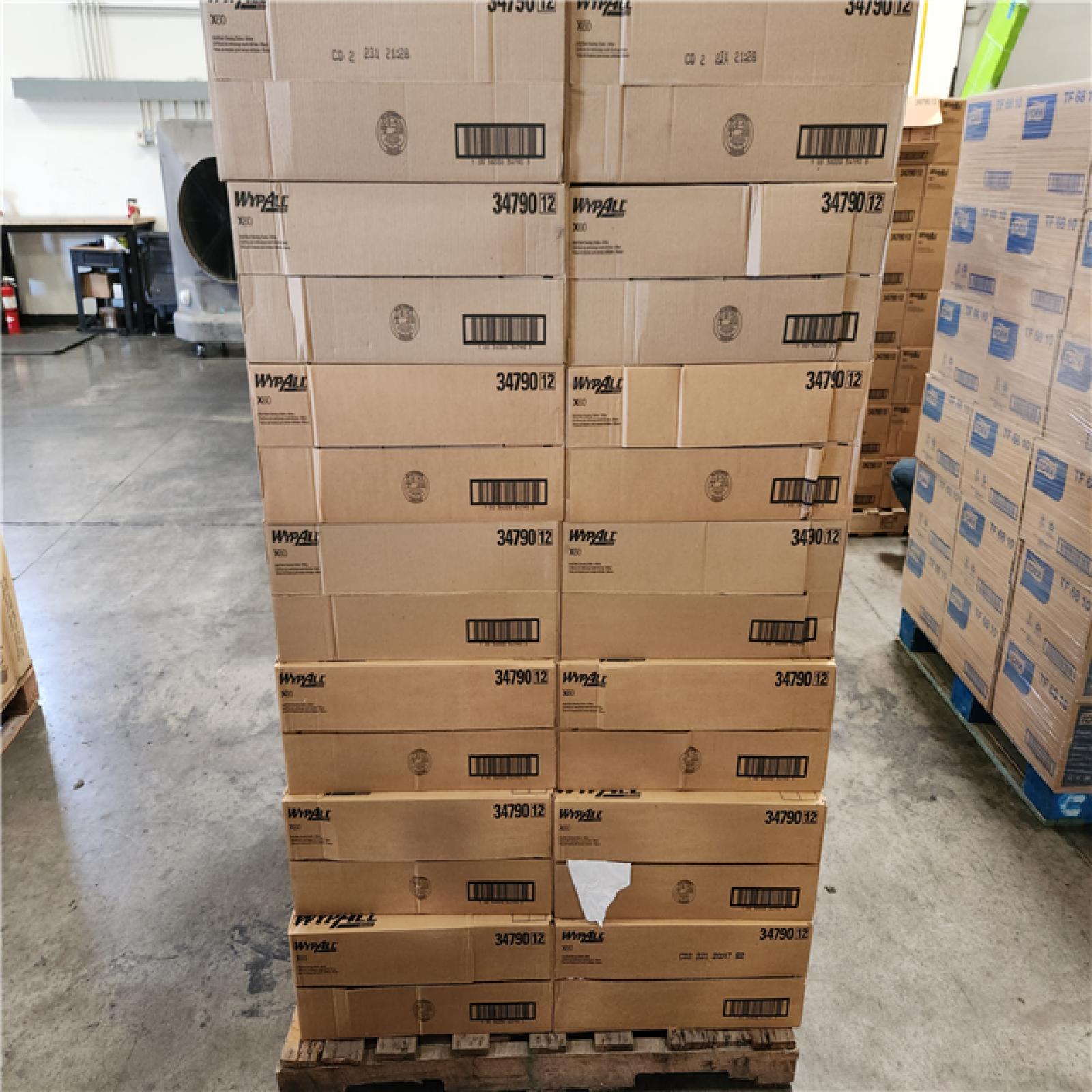 Phoenix Location NEW Kimberly Clark 34790 Wypall X60 Absorbent Cloths, White, 10/Boxes Pallet (28-Cases)