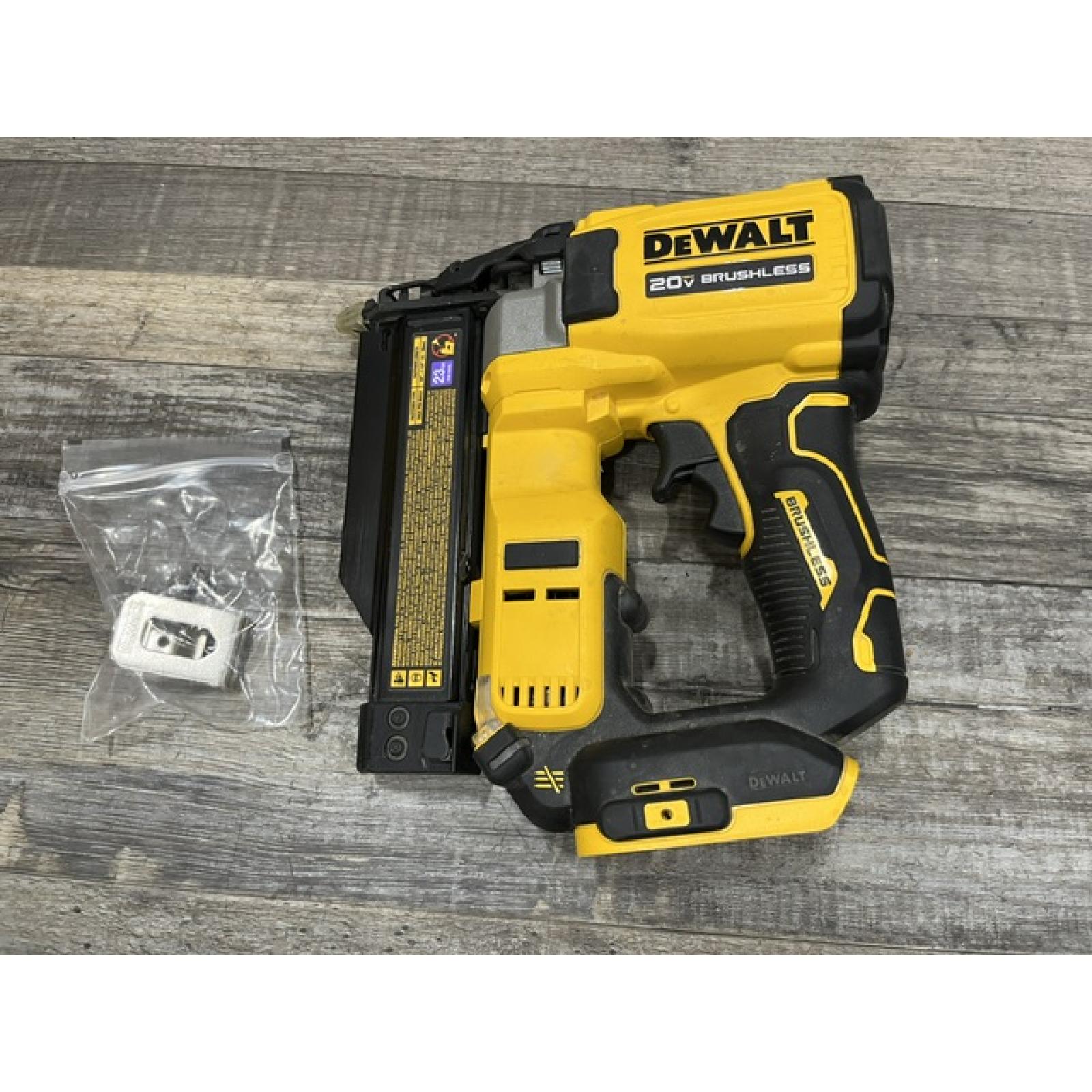 AS-IS DEWALT ATOMIC 20V MAX Lithium Ion Cordless 23 Gauge Pin Nailer (Tool Only)