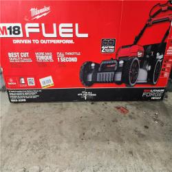 HOUSTON LOCATION - AS-IS (APPEARS LIKE NEW) M18 FUEL Brushless Cordless 21 in. Walk Behind Dual Battery Self-Propelled Mower W/(2) 12.0Ah Battery and Rapid Charger