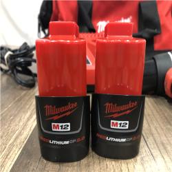 AS-IS Milwaukee 12-Volt Lithium-Ion Brushless Cordless Subcompact Brushless Drill Driver Kit