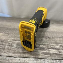 AS-IS DEWALT 20V MAX XR Cordless Brushless 4.5 in. Slide Switch Small Angle Grinder with Kickback Brake (Tool Only)