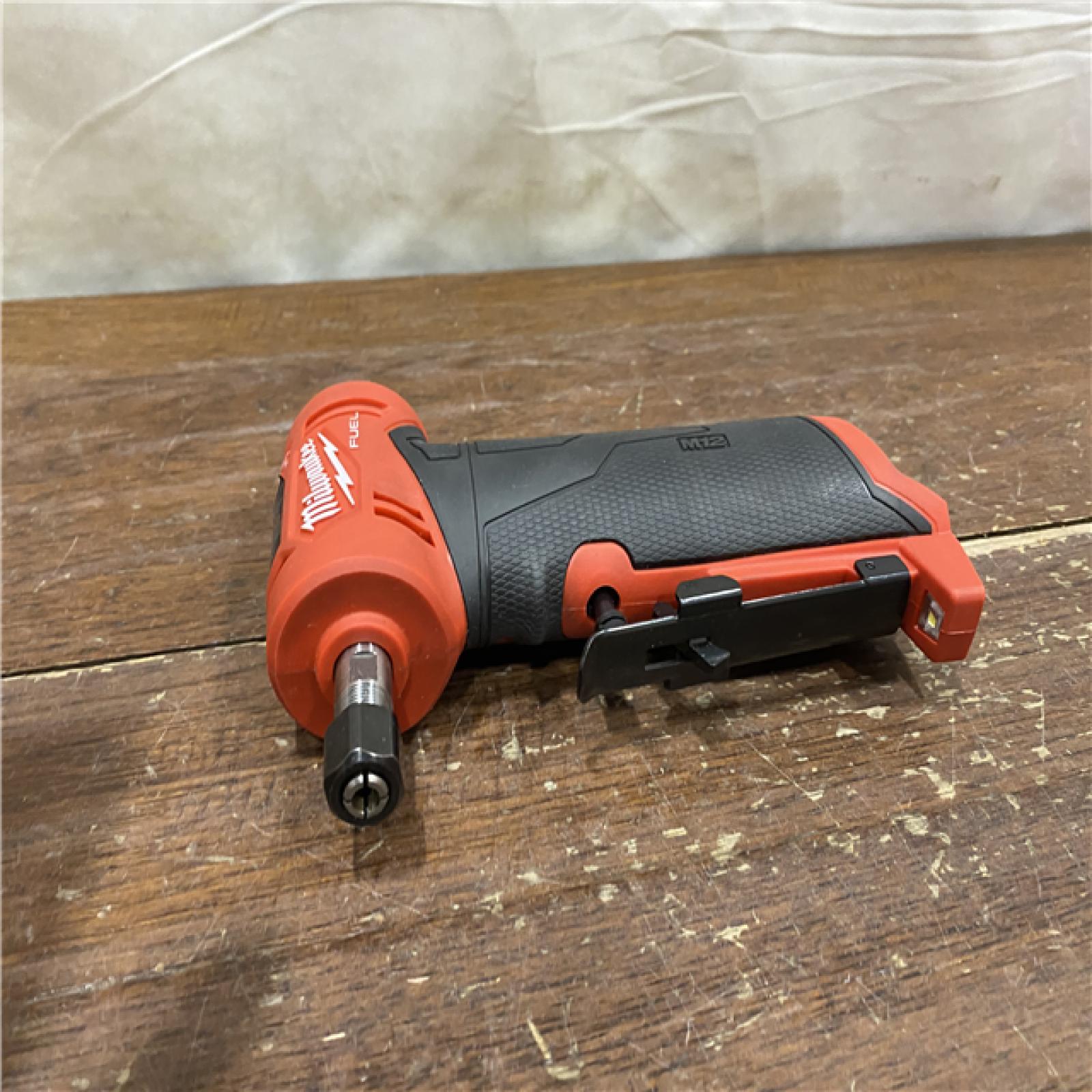 AS-IS Milwaukee M12 FUEL Brushless Cordless 1/4 in. Right Angle Die Grinder (Tool Only)