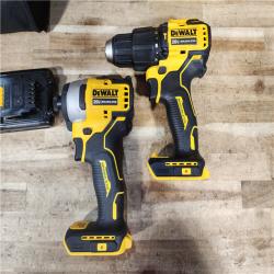 HOUSTON LOCATION - AS - IS DeWalt Hammer Drill Driver / Impact Driver Combo Kit