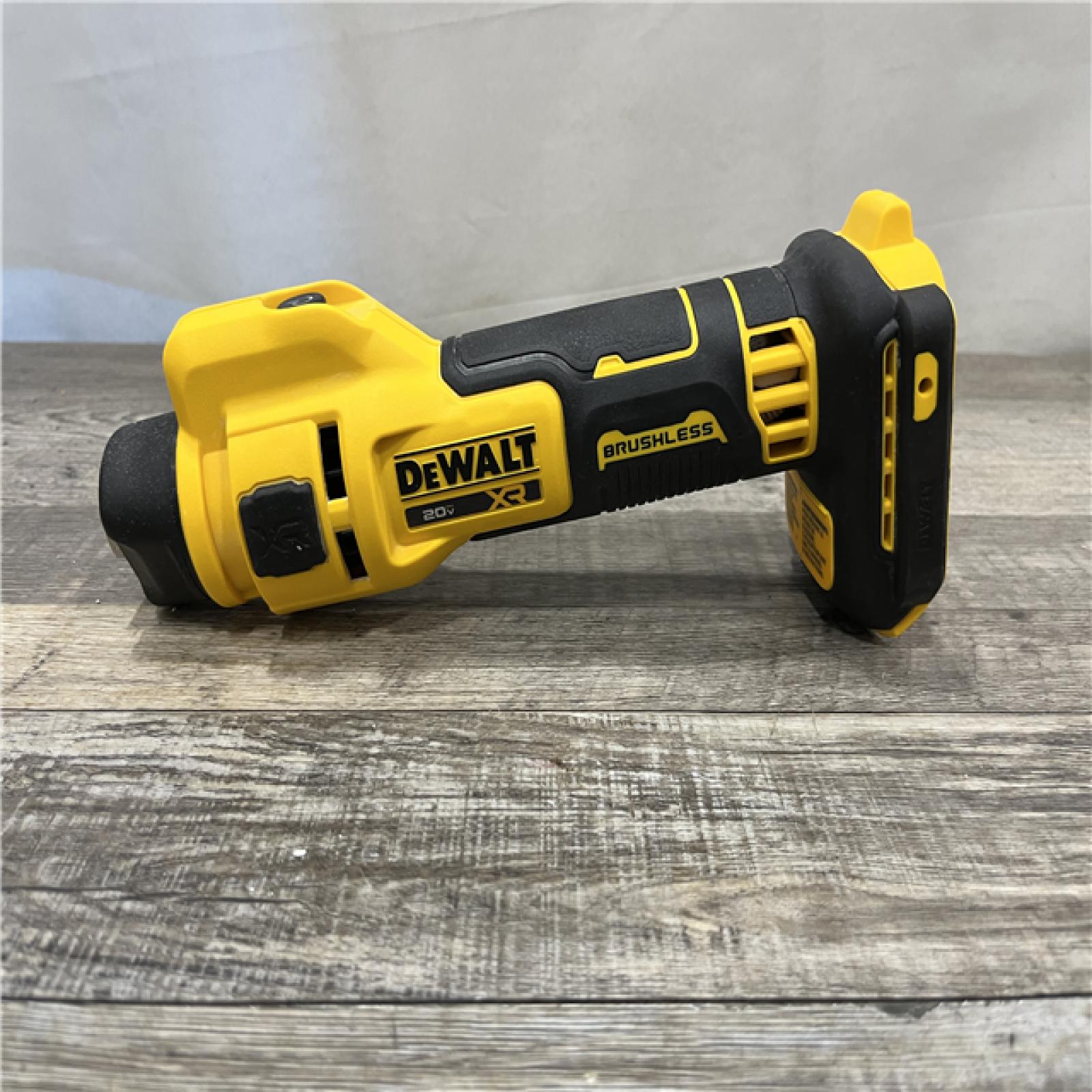 AS-IS DEWALT XR 20V Lithium-Ion Cordless Rotary Drywall Cut-Out Tool (Tool Only)