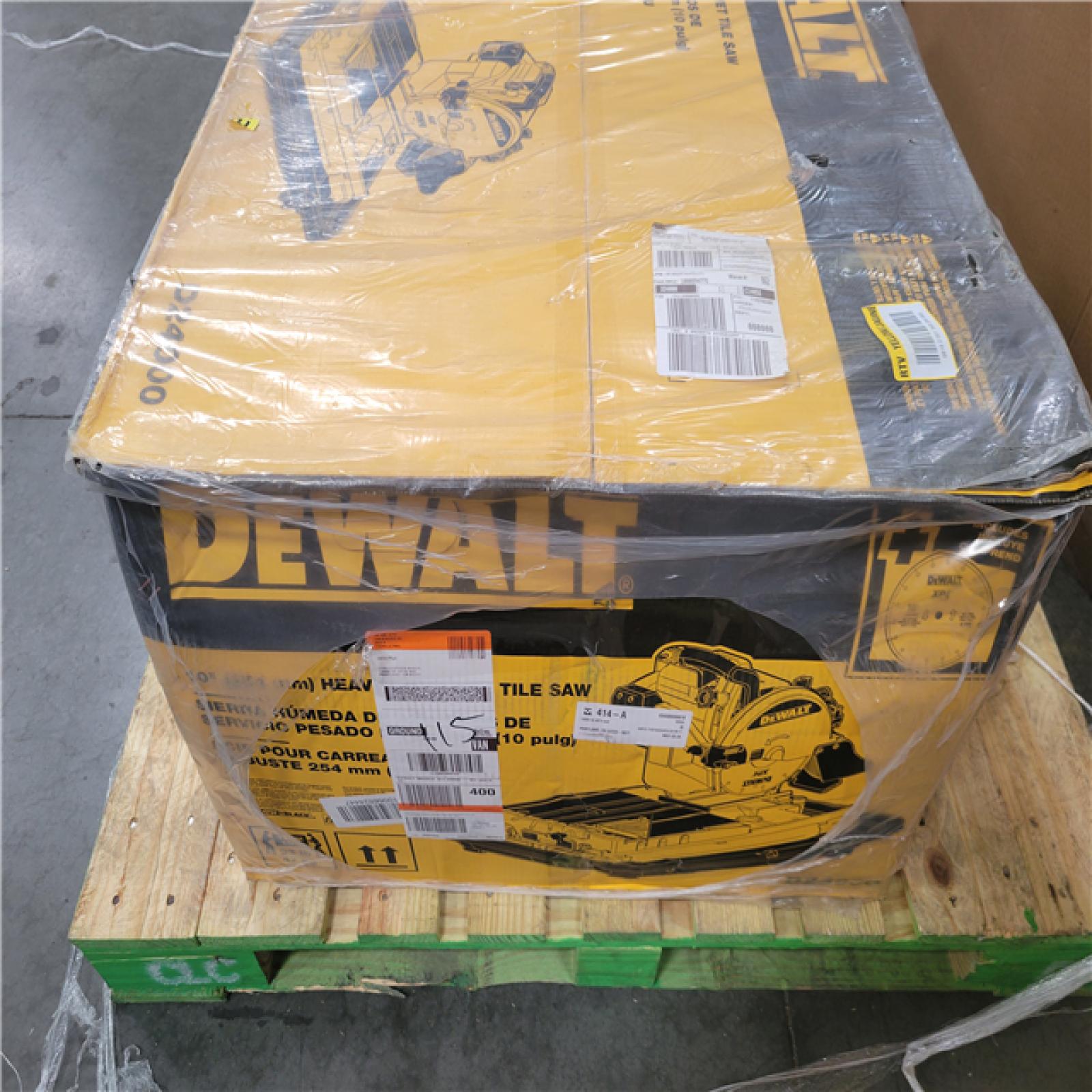 CALIFORNIA NEW DEWALT 10 HEAVY DUTY WET TILE SAW