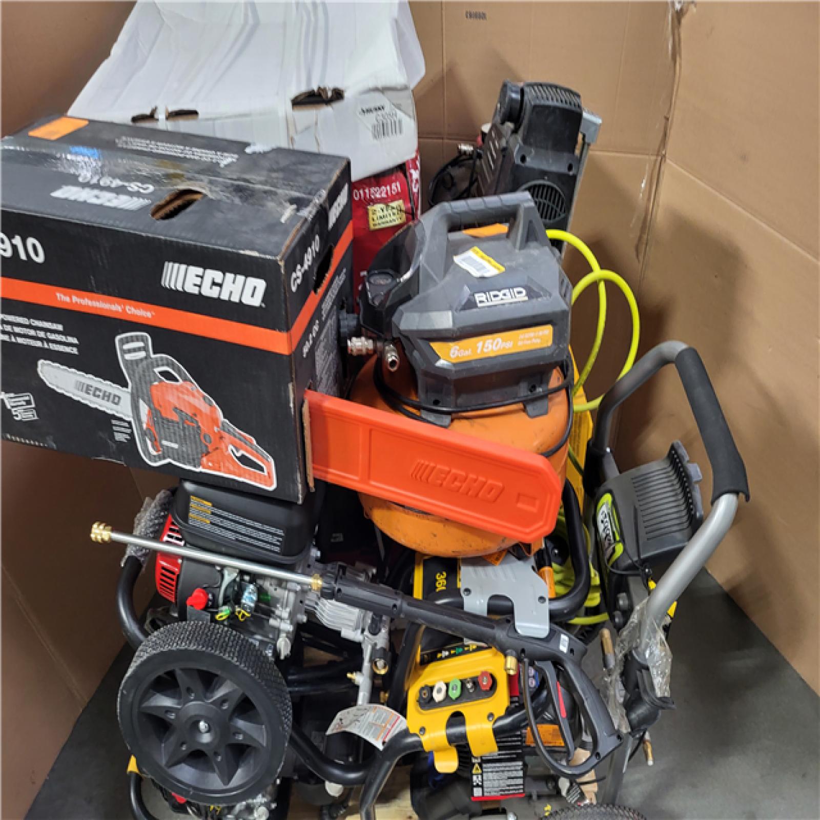 CALIFORNIA AS-IS OUT-DOOR POWER EQUIPMENT