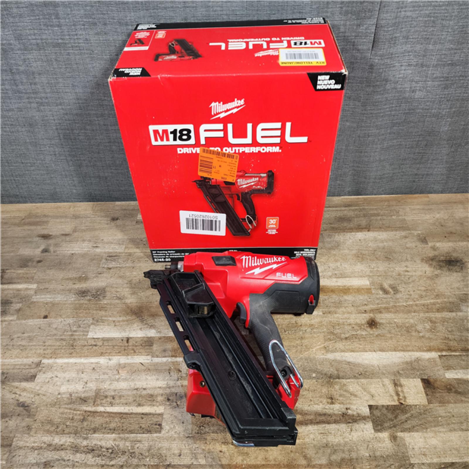 HOUSTON LOCATION - AS-IS Milwaukee FUEL 3-1/2 in. 18-Volt 30-Degree Lithium-Ion Brushless Cordless Framing Nailer (Tool-Only)