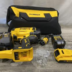 AS-IS DEWALT 20V MAX Lithium-Ion 15-Degree Electric Cordless Roofing Nailer Kit