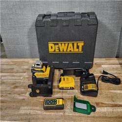 Houston Location AS-IS DeWALT DW0839CG 100-Foot Green Beam Laser Level and Distance Measurer Kit