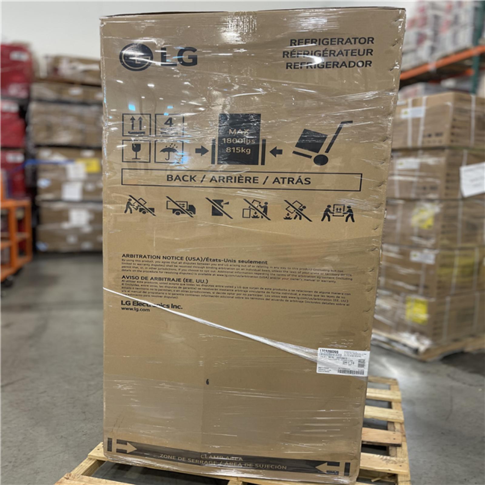 DALLAS LOCATION - LG 20 cu. ft. 30 Inch Wide Top Freezer Refrigerator - Stainless Steel