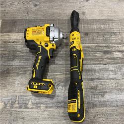 AS-IS DEWALT 20V Lithium-Ion Cordless 2-Tool Combo Kit