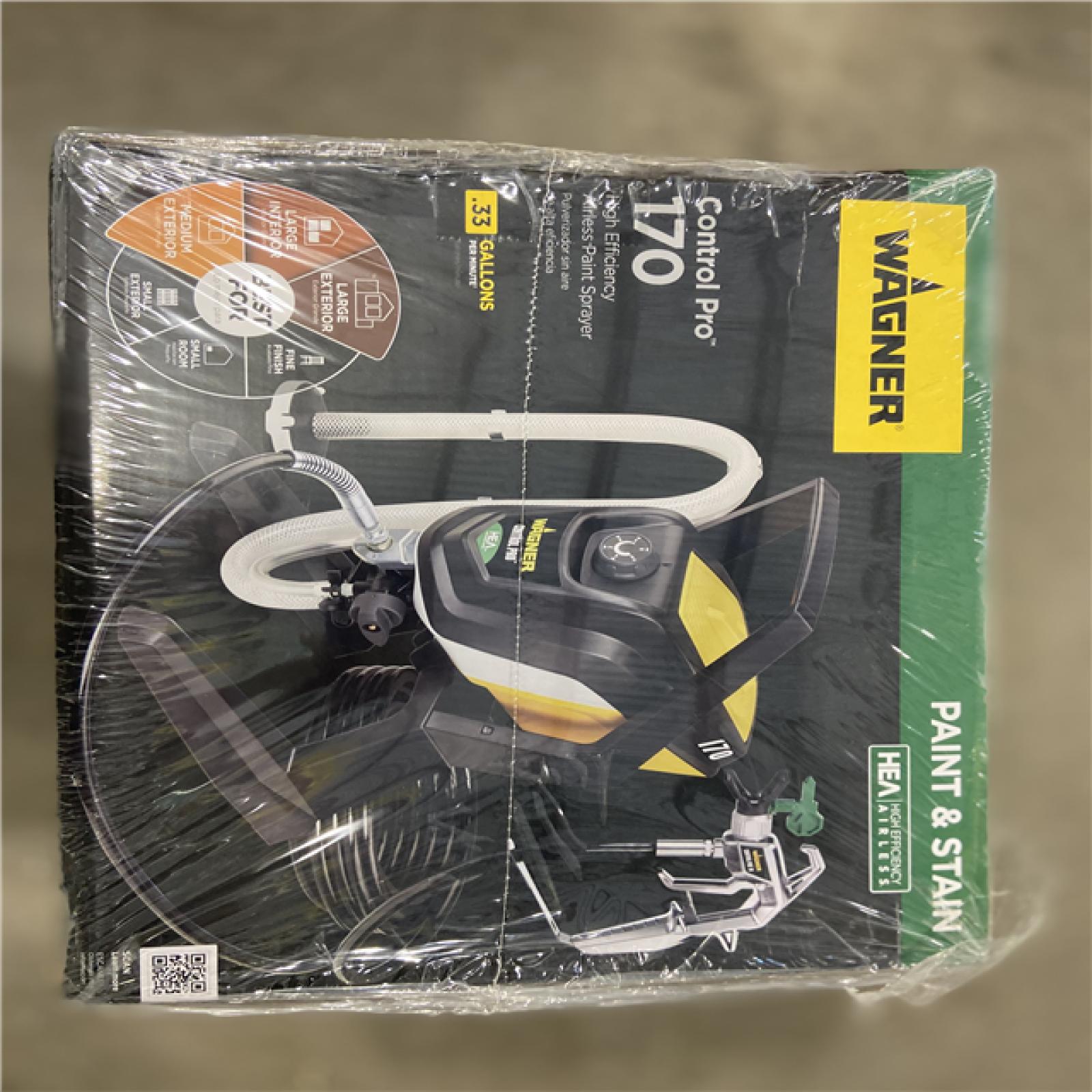 NEW! -  Wagner Control Pro 170 High Efficiency Airless Paint and Stain Sprayer