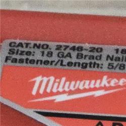 AS-IS Milwaukee M18 FUEL 18 Gauge Brad Nailer (TOOL ONLY)