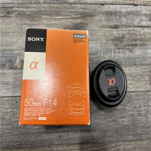 AS-IS Sony 50mm F1.4 AF SAL50F14 Lens A Mount Sony Alpha DSLR From JAPAN
