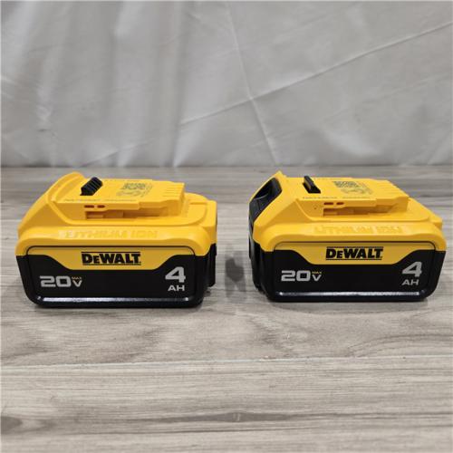 AS-IS DEWALT 20V MAX XR 4 Ah Li-Ion Battery (2 Pc) DCB204-2