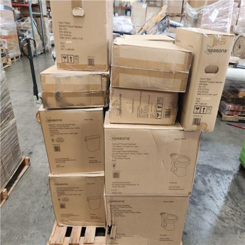 Phoenix Location NEW Seasons Seabrook Round Toilet Bowl With Tank 1.28 Gallons/ 4.8 Liters a Flush Pallet (10 Toilets)