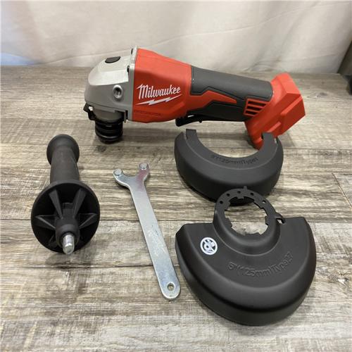 AS-IS Milwaukee 18V Lithium-Ion Brushless Cordless 4-1/2 in./5 in. Grinder w/Paddle Switch (Tool-Only)