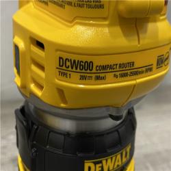 AS-IS DEWALT 20V MAX XR Cordless Brushless Fixed Base Compact Router (Tool Only)