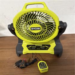 California NEW Ryobi One+ 18V 7.5 Bucket Top Misting Fan Kit  Includes (1) Battery & Charger