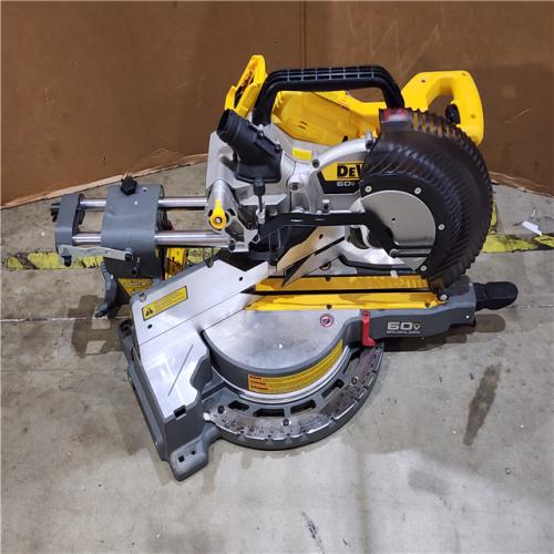 HOUSTON LOCATION - AS-IS DEWALT 60V Lithium-Ion 12 in. Cordless Sliding Miter Saw (Tool Only)