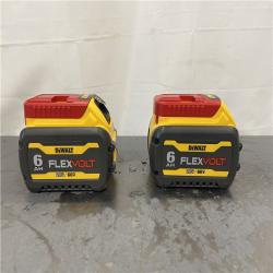 AS-IS- DEWALT FLEXVOLT 20V/60V MAX Lithium-Ion 6.0Ah Battery Pack (2 Pack)