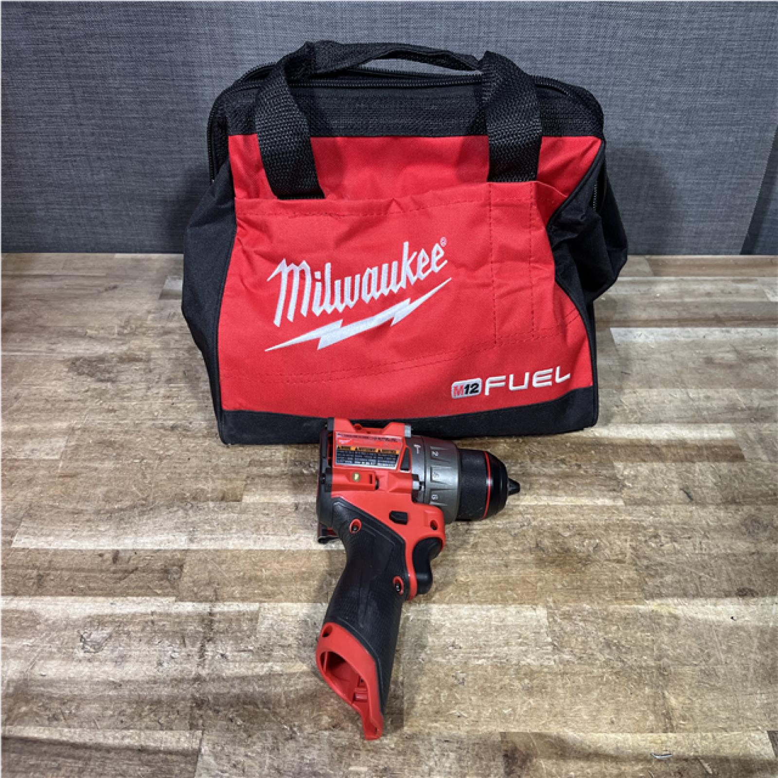 Houston Location AS-IS Milwaukee FUEL 12V Lithium-Ion Brushless Cordless 1/2 in. Hammer Drill (Tool-Only)
