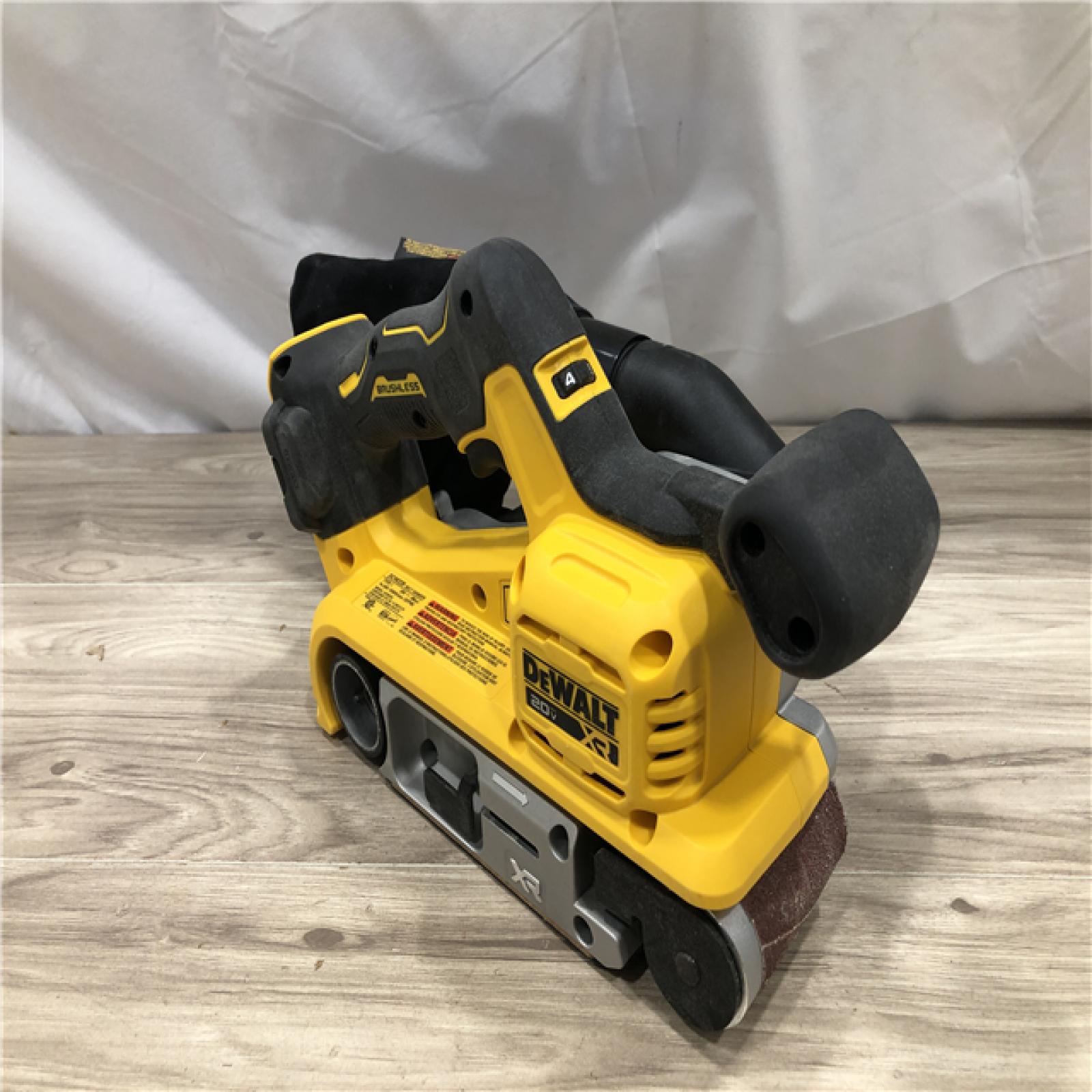 AS-IS DEWALT 20V MAX* XR Cordless Belt Sander (Tool-Only)