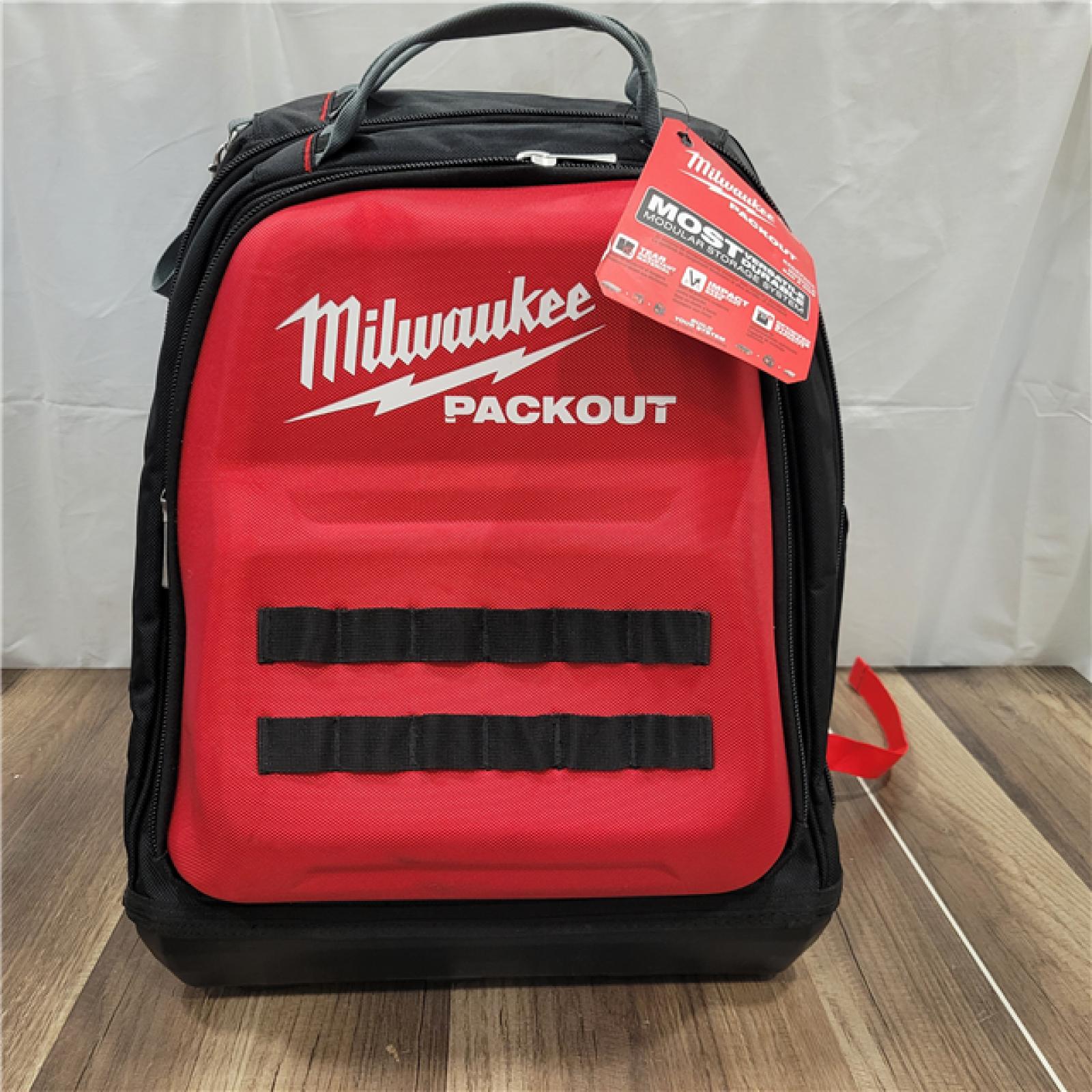 AS-IS VMilwaukee Packout Backpack - 15 3/4Inch L X 11 13/16Inch W X 15 3/4Inch H, Model 48-22-8301