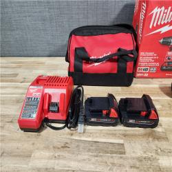 HOUSTON LOCATION - AS-IS Milwaukee 18V Lithium-Ion Cordless Drill Driver/Impact Driver Combo Kit