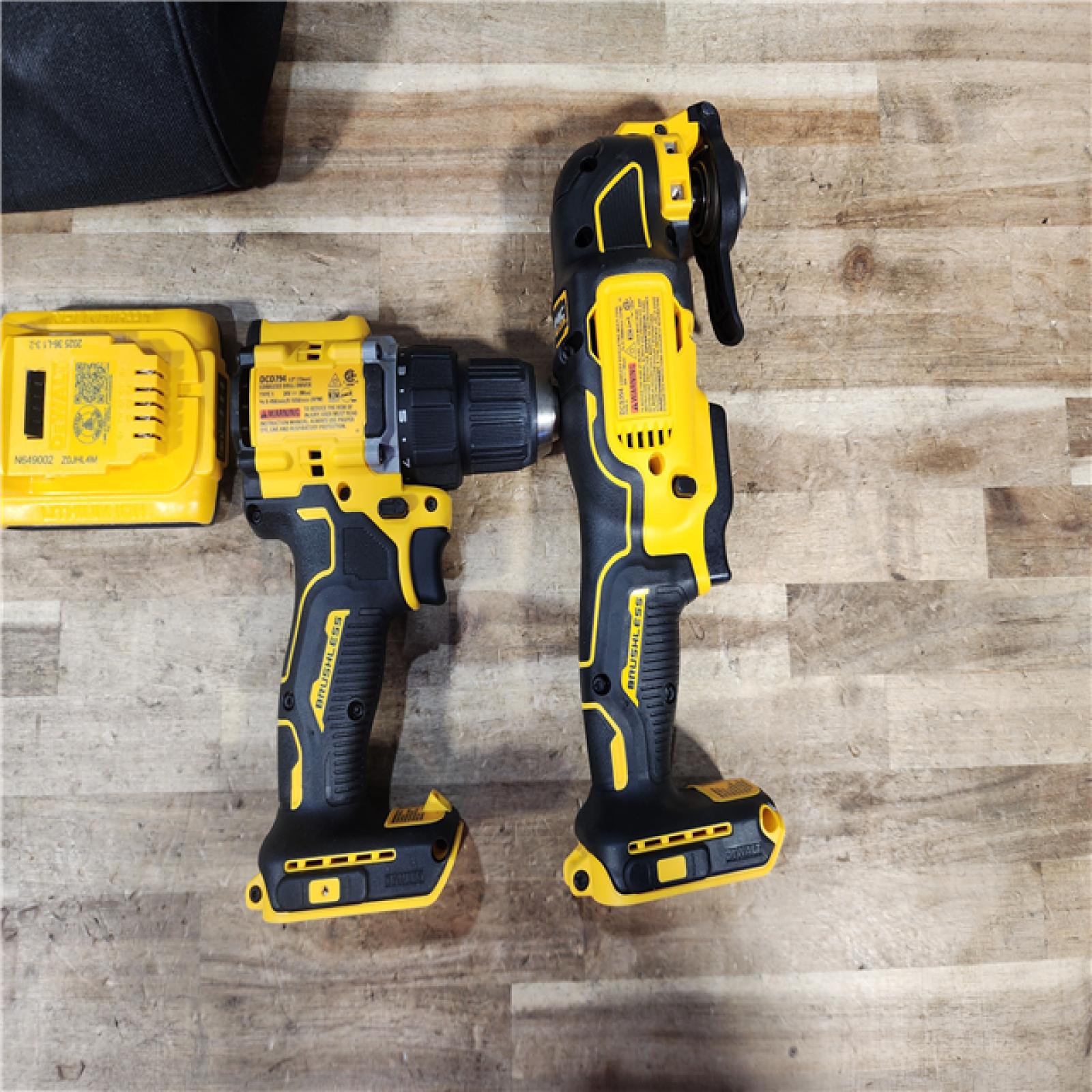 HOUSTON LOCATION - AS - IS DEWALT ATOMIC 20-Volt Lithium-Ion Cordless Brushless (2-Tool) Combo Kit
