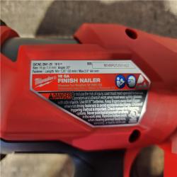 HOUSTON LOCATION - AS-IS (APPEARS LIKE NEW) Milwaukee FUEL 18-Volt Lithium-Ion Brushless Cordless Gen II 16-Gauge Angled Finish Nailer (Tool-Only)