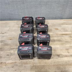 HOUSTON LOCATION - AS-IS MILWAUKEE FORGE BATTERY PACK QTY - 8