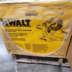 NEW- DeWalt 15 Amps 12 in. Corded Dual-Bevel Sliding Compound Miter Saw