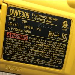 AS-IS DEWALT 12-Amp Corded Reciprocating Saw