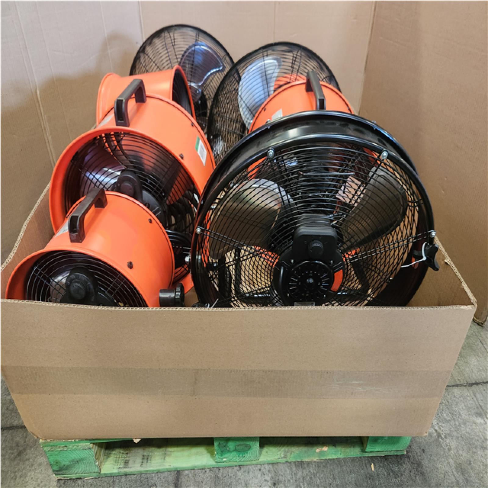 Phoenix AS-IS Mixed Commercial Electric High Speed Floor Fans Pallet of 8