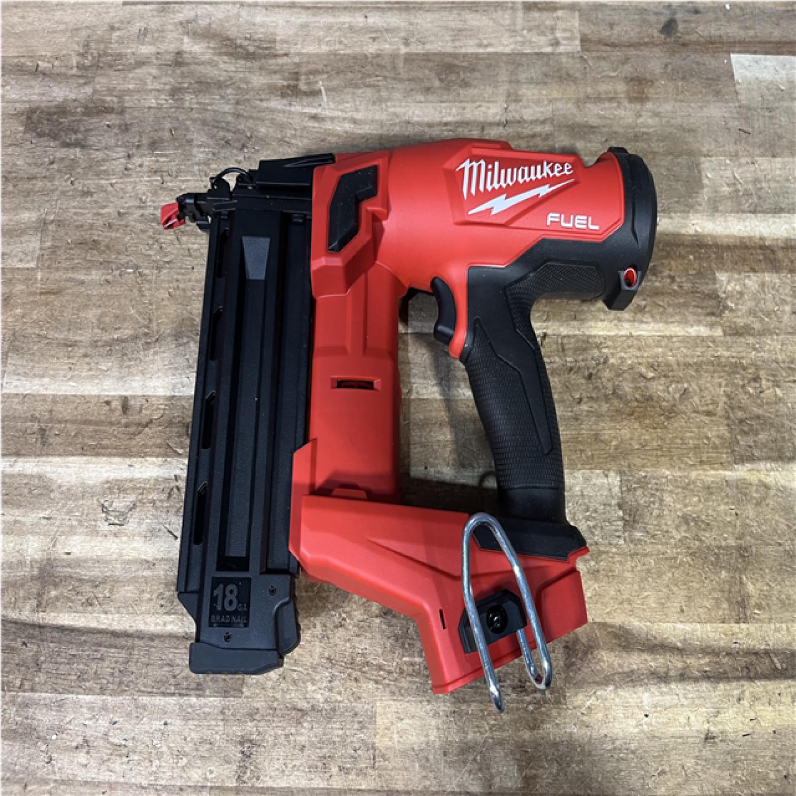 Houston Location AS-IS Milwaukee FUEL 18-Volt Lithium-Ion Brushless Cordless Gen II 18-Gauge Brad Nailer (Tool-Only)