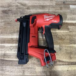Houston Location AS-IS Milwaukee FUEL 18-Volt Lithium-Ion Brushless Cordless Gen II 18-Gauge Brad Nailer (Tool-Only)