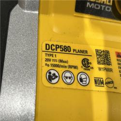 AS-IS DEWALT 20V MAX XR Cordless Brushless 3-1/4 in. Planer (Tool Only)