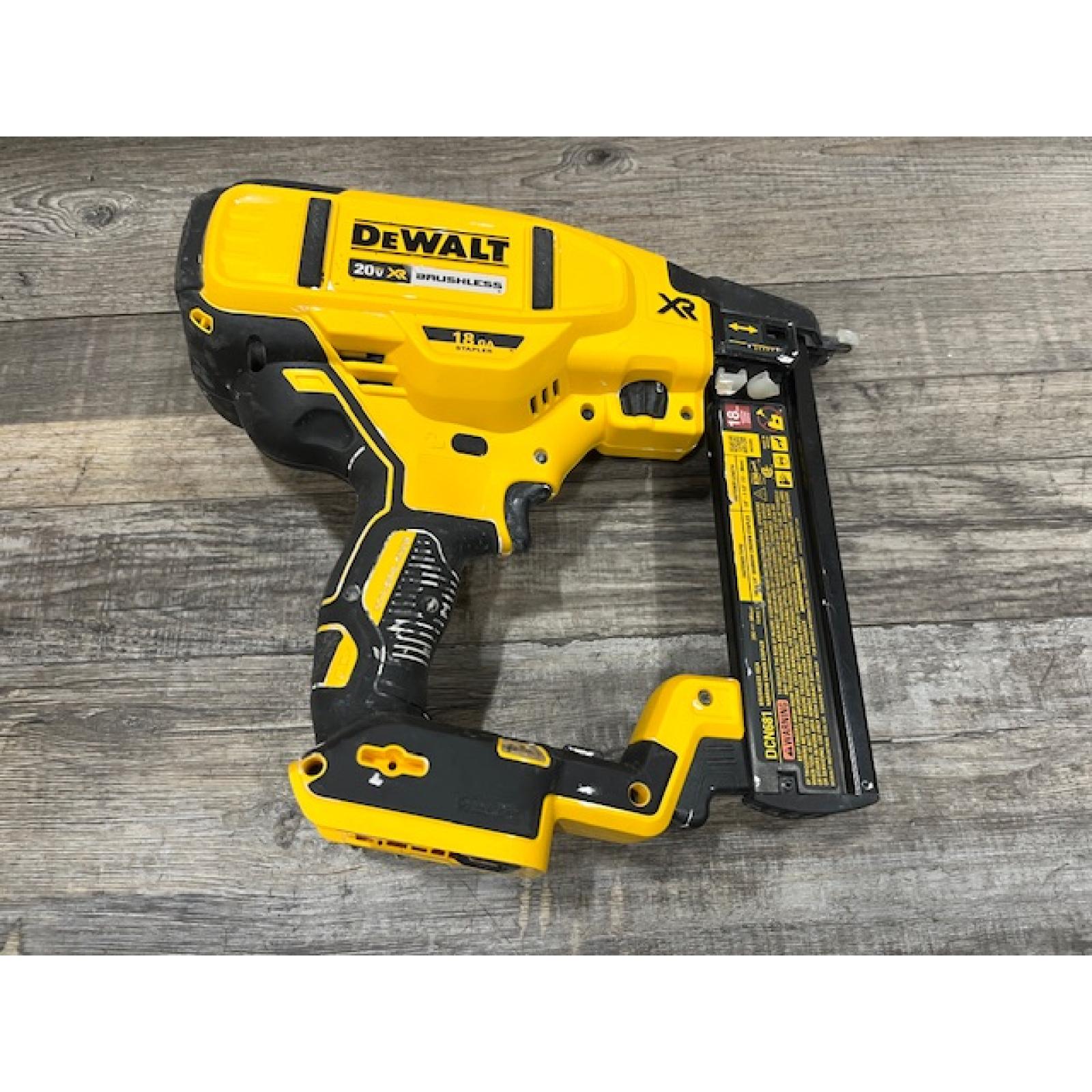AS-IS DEWALT 35-Degree Pneumatic Metal Connector Nailer