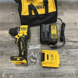 AS-IS DEWALT Atomic 20V Lithium-Ion Cordless Compact 1/2 in. Drill/Driver Kit