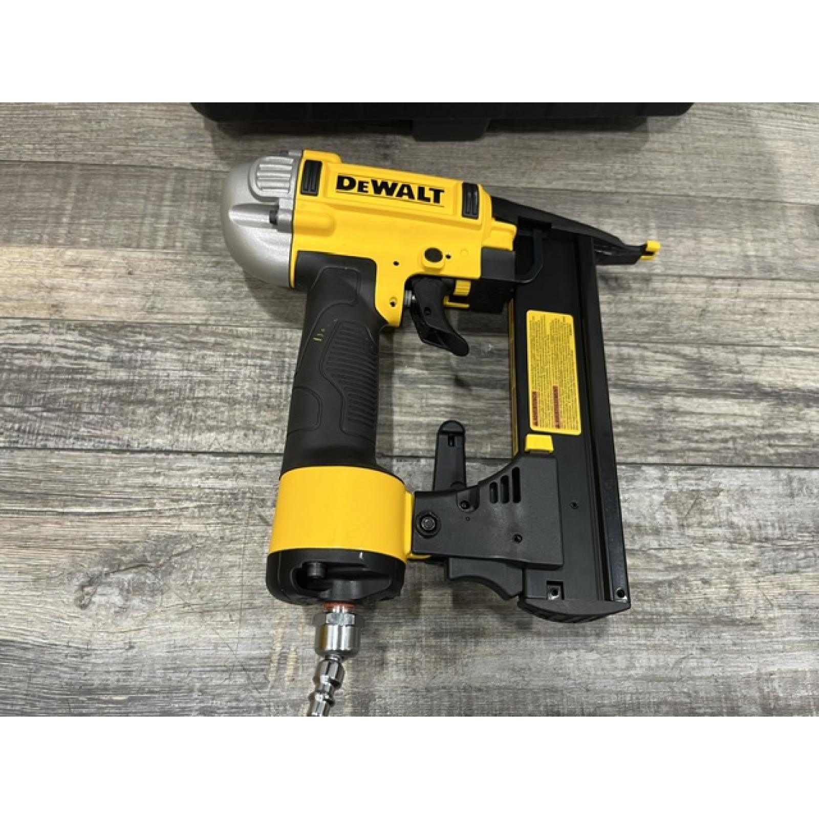 AS-IS DEWALT Pneumatic 18-Gauge 1/4 in. Crown Corded Stapler