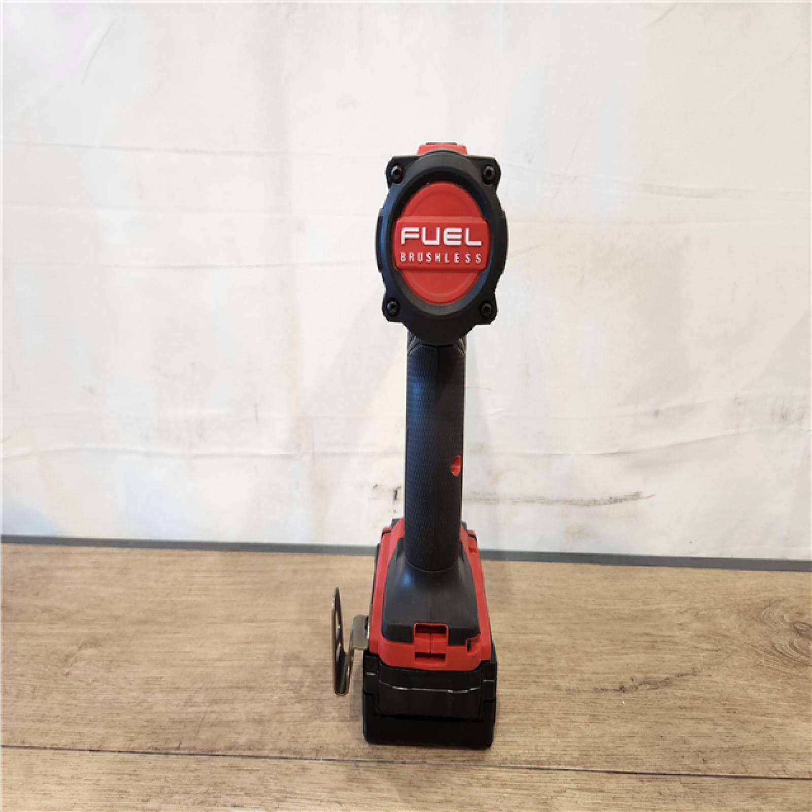 AS-IS- Milwaukee Hammer Drill Driver Kit with Batteries  Charger & Tool Case  Red