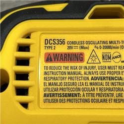 AS-IS DEWALT 20V MAX XR Cordless Brushless 3-Speed Oscillating Multi Tool Kit
