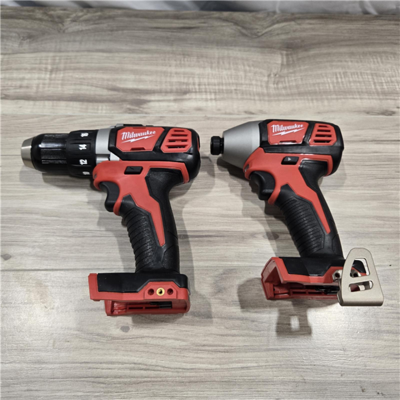 LIKE NEW! - Milwaukee 18V Cordless Brushed 2-Tool Drill/Driver and Impact Driver Kit