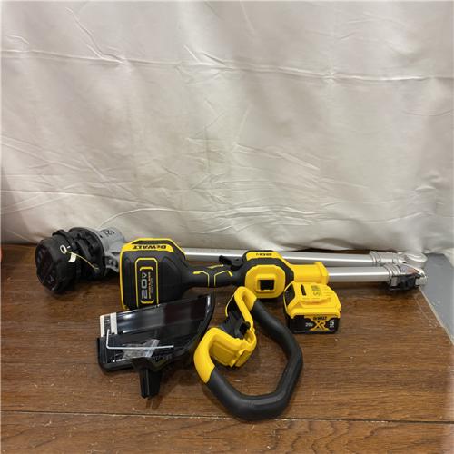 AS-IS DeWalt 20V MAX 14 in. Brushless Cordless Battery Powered Foldable String Trimmer Kit with (1) 5 Ah Battery & Charger