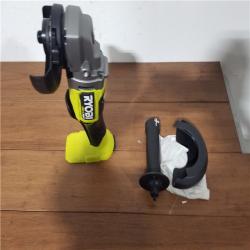 CALIFORNIA AS-IS RYOBI ONE+HP 18V BRUSHLESS 4-1/2 ANGLE GRINDER/CUT-OFF (TOOL ONLY)